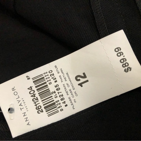 Ann Taylor Tie-Waist Wide Leg Crop NWT - Picture 5 of 8